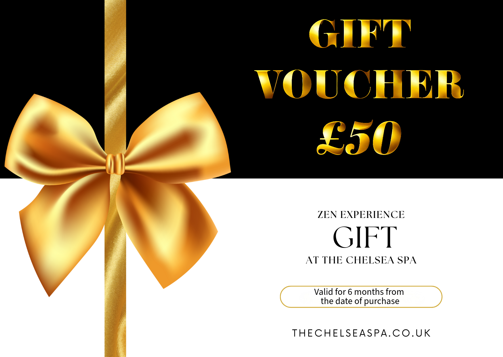 Chelsea Spa Gift VOUCHER £50